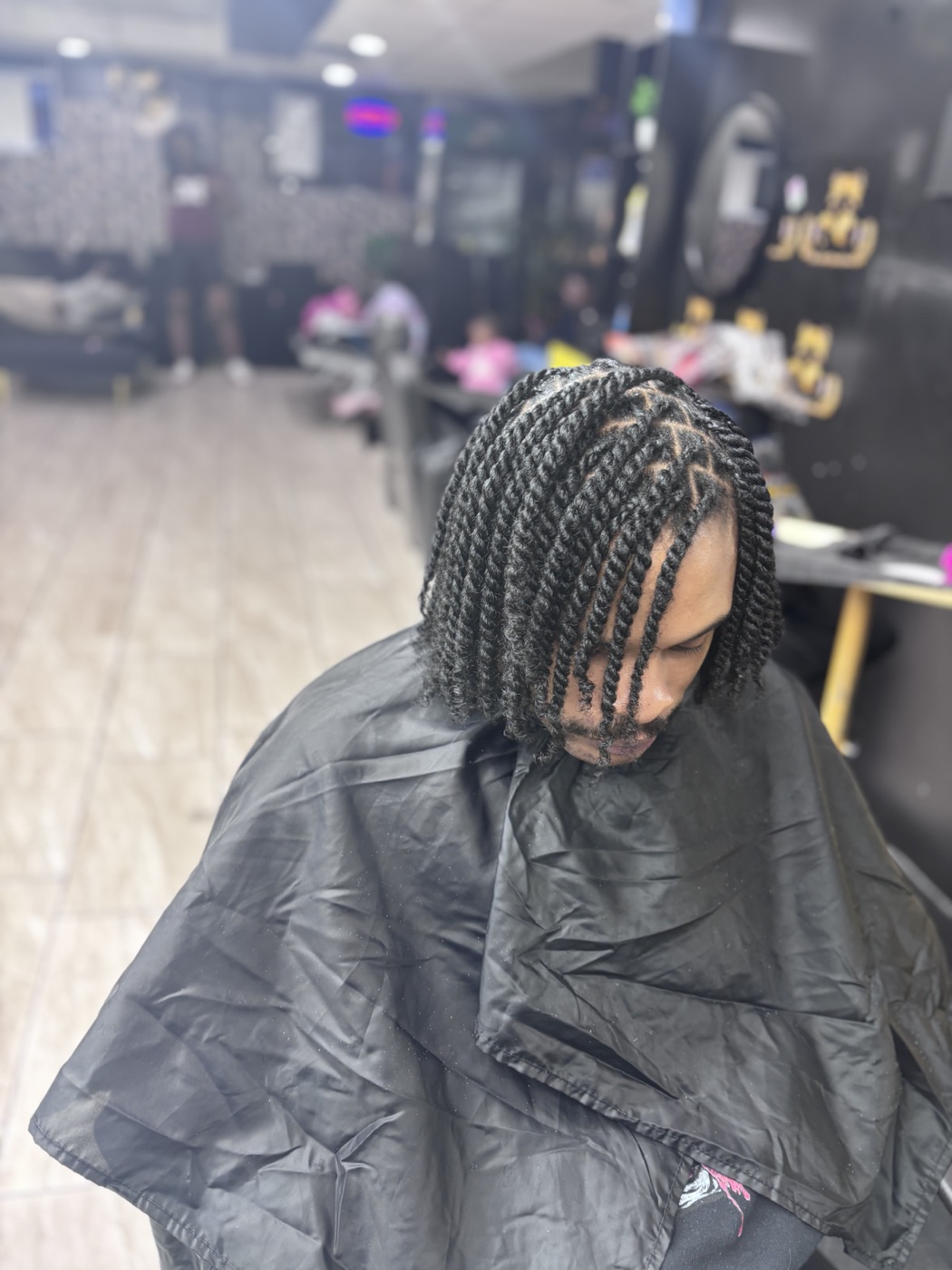 Client two strand twist style